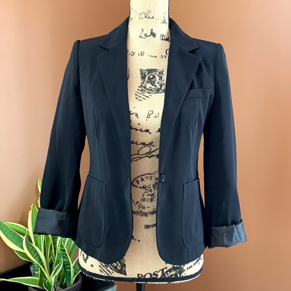 F21 Black Blazer
